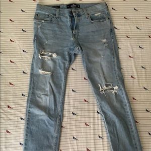 Hollister ripped jeans sz 31x30